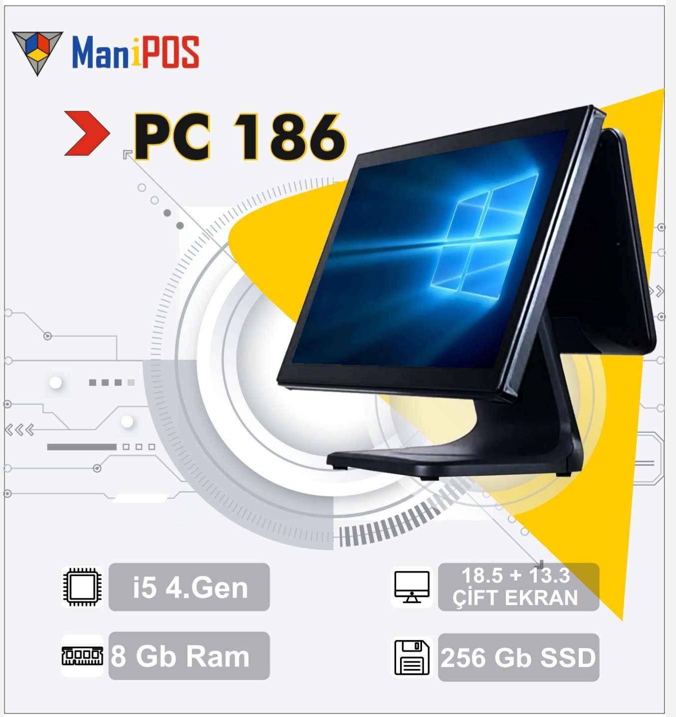 PC186 DOKUNMATIK POS PC